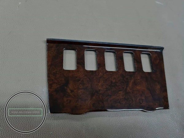 Mercedes w126 coin tray cover wood 420sel 560sel 560sec 5 buttons