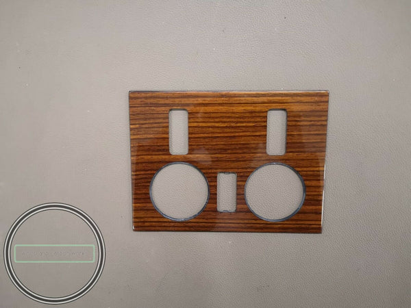 Mercedes r107 wood trim zebrano climate panel 280sl 300sl 420sl early version