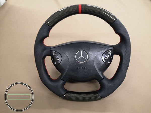 Mercedes w211 e320 e500 carbon steering wheel amg custom e class