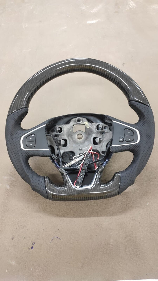 Renault clio iv 4 rs carbon steering  steering wheel carbon volante