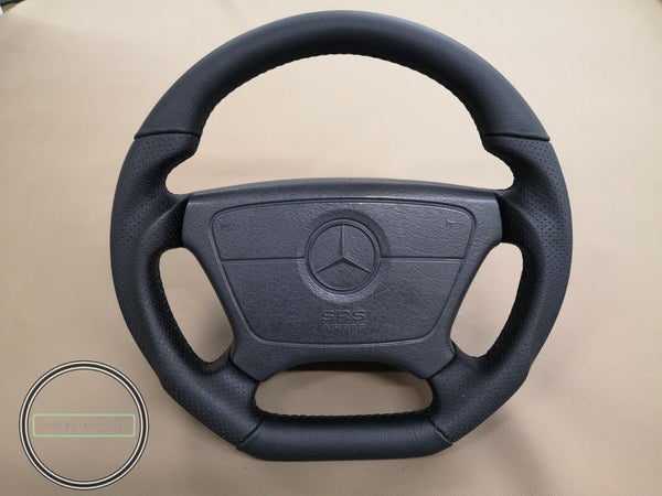 Mercedes-benz steering wheel amg look w140 w124 w210 w208 r129 e500 sl500