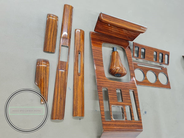 Mercedes w123 wood trim set for w123 dashboard c123 zebrano