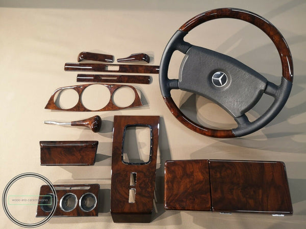 Special listing Mercedes benz wood trim full set for w123 dashboard c123 zebrano