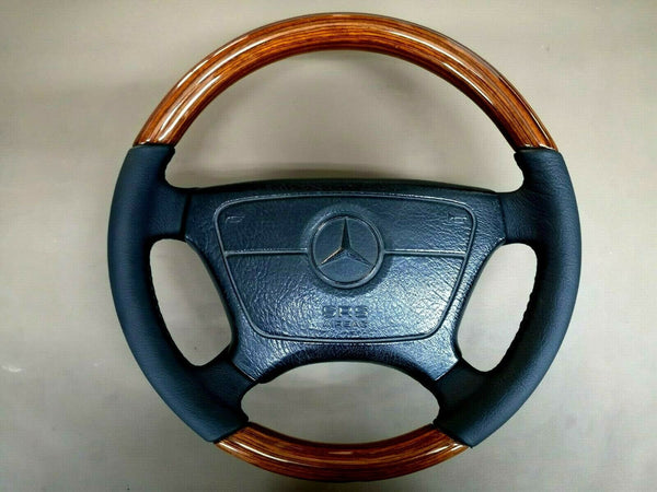 Mercedes benz  w124 r129 w201 wood steering wheel zebrano mercedes holz lenrad