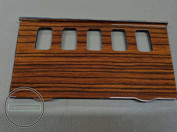 Mercedes w126 coin tray cover wood 420sel 560sel 560sec 5 buttons