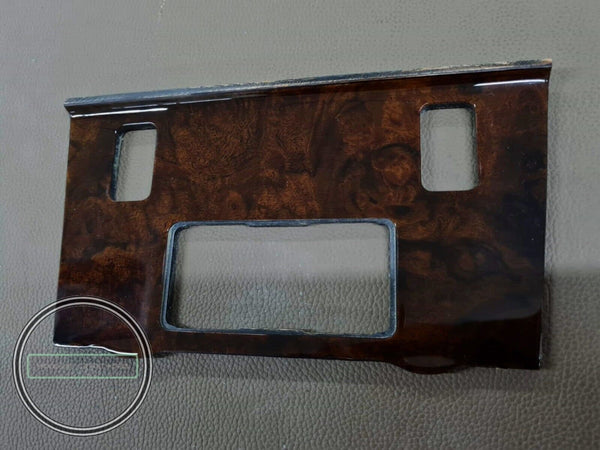 Mercedes w126 coin tray cover wood 420sel 560sel 560sec webasto laylout