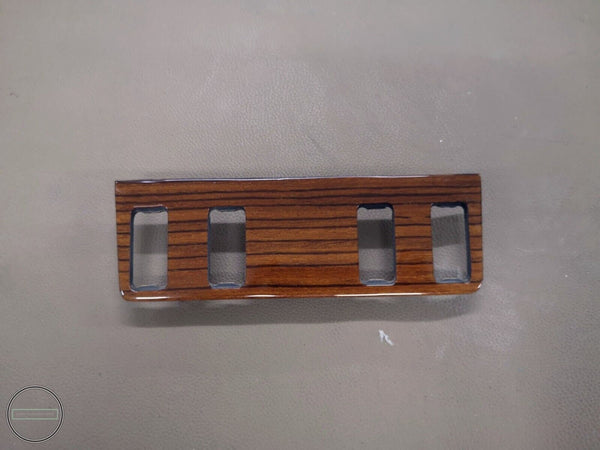 Mercedes w123 c123 zebrano button wood trim 4 button version