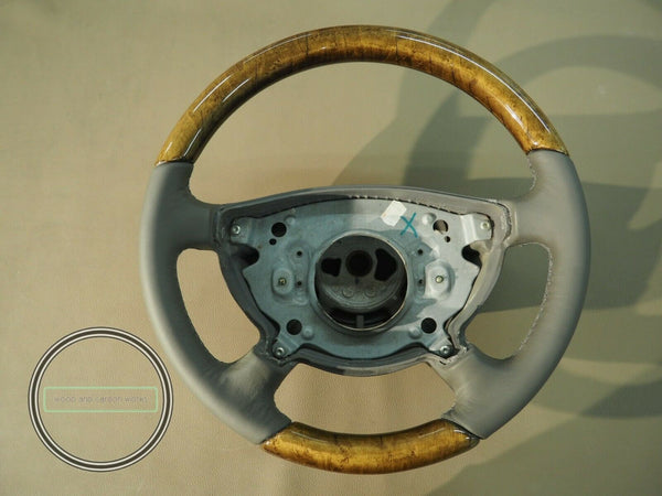 Mercedes wood steering wheel for w211 e class e320 e500 chestnut 03-06