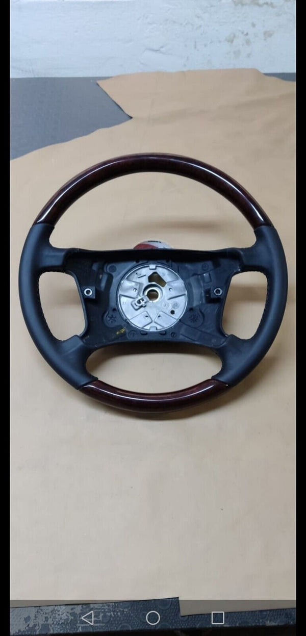 Bmw wood steering wheel for e38 e39 bmw  burlwood