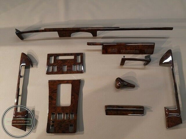 Mercedes W126 sec Wood Trim Set burled walnut 560sec 420sec wood trim