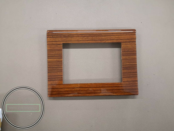 Mercedes r107 climate panel wood trim zebrano climate panel