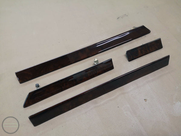 Mercedes w124 center dash slim trim set burlwood trim wood