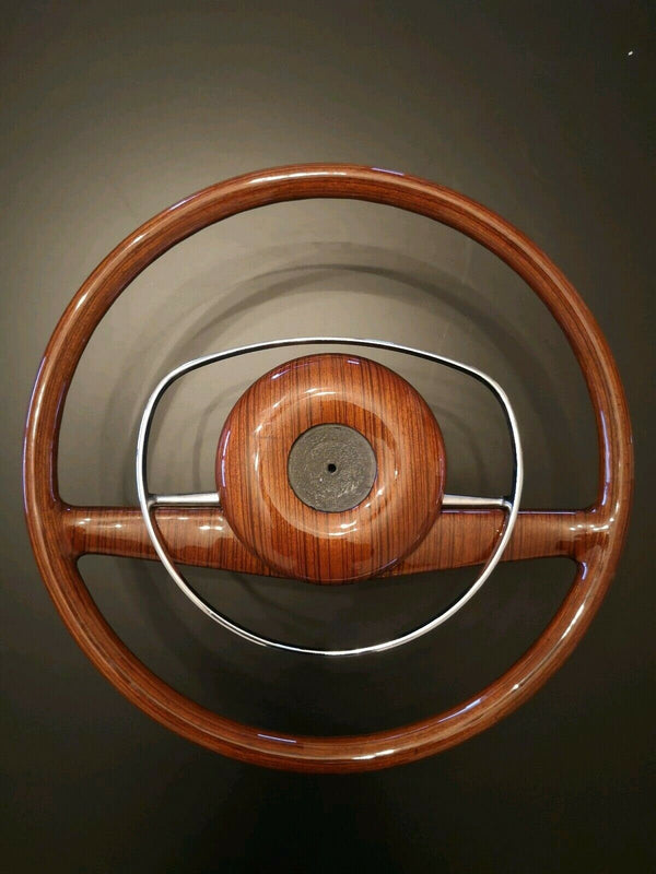 Mercedes benz wood steering wheel plain wood for classic car w111 w113 w108 w109