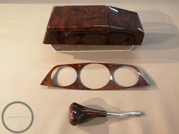 Mercedes w123 wood trim accessory set c123 coupe burled walnut burlwood