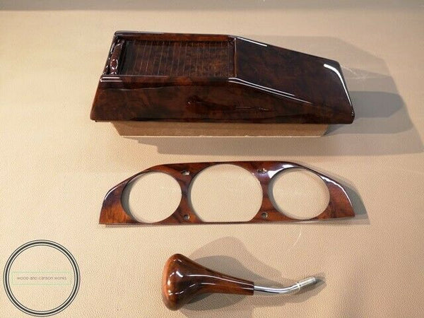 Mercedes-benz w124 c124 wood accessory set w124 coupe wood trim burl wood