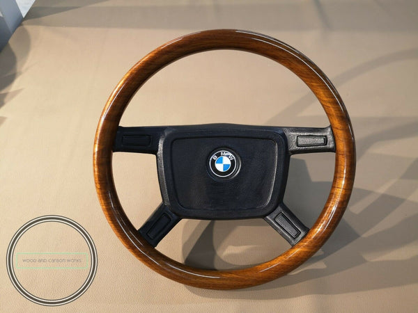 Bmw e21 315 323 wood steering wheel