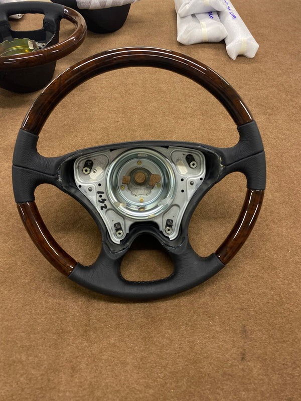 Mercedes r129 facelift SL wood steering wheel