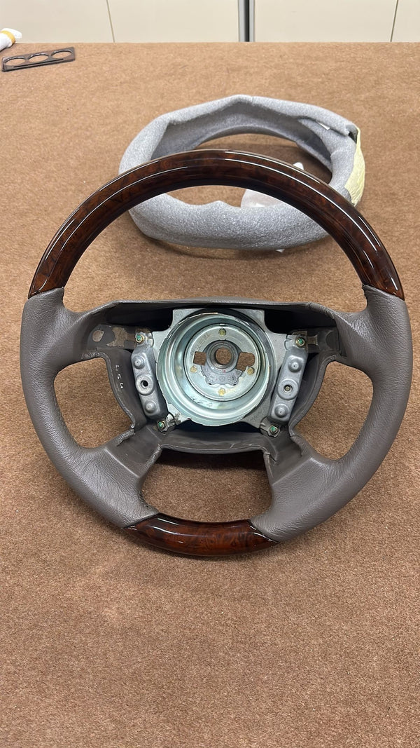 Mercedes w208 r129 r171 wood steering wheel walnut mushroom