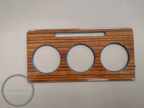 Mercedes w123 air vent control wood trim cover panel zebrano