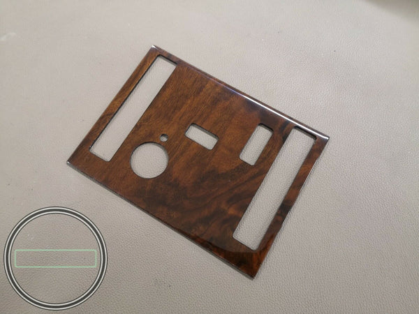 Mercedes r107 sl wood trim burlwood burled walnut climate panel