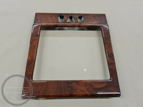 Mercedes w210 bezel center console wood trim comand burled walnut
