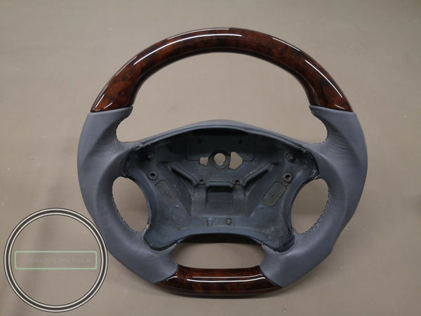 Mercedes w203 c-class wood steering c200 c180 c350 wood steering wheel  burlwood