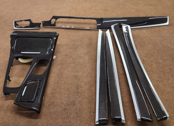 Bmw f10 carbon trim set F11 F10 M5 5 series carbon interior trim