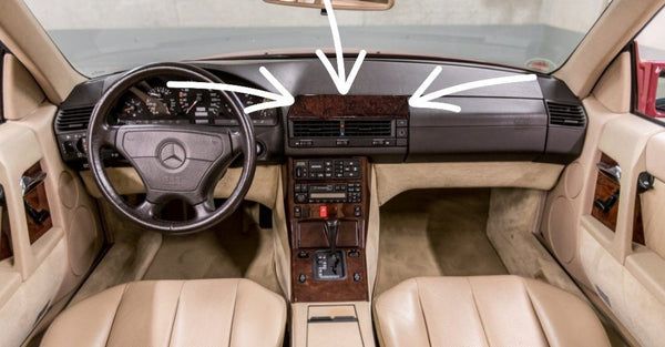Mercedes R129 dashboard wood cover for Mercedes-Benz R129 Burlwood