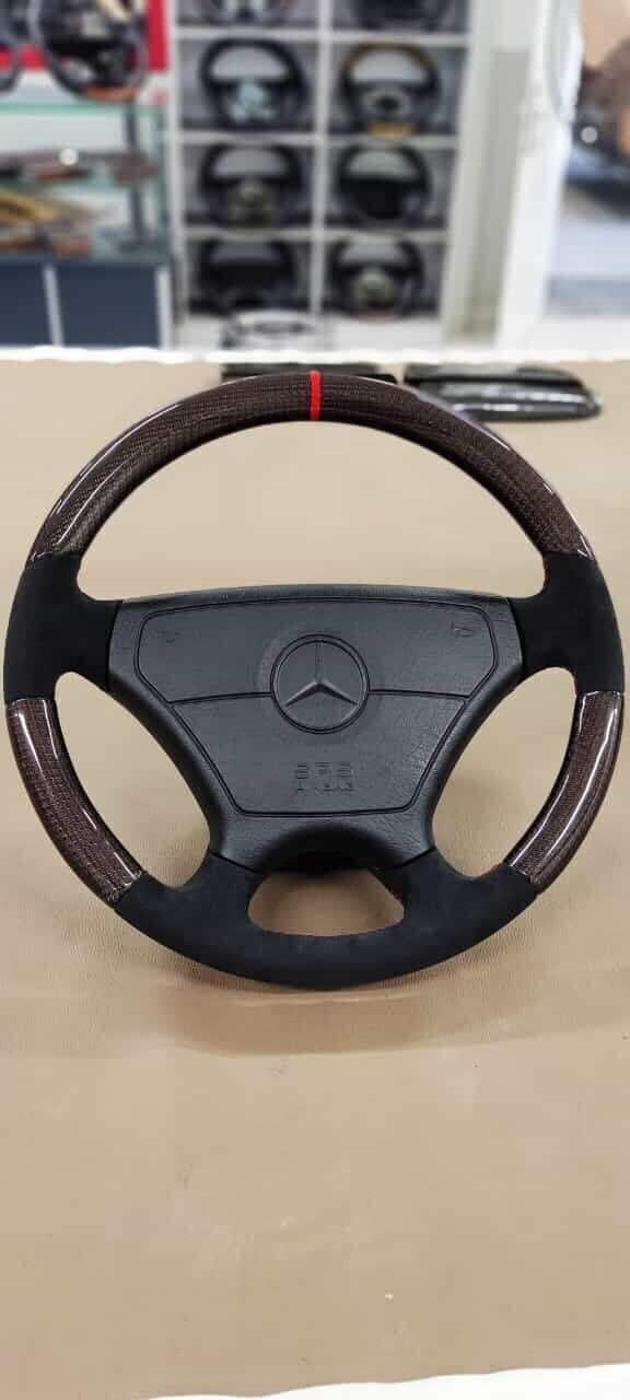 Mercedes sportline w124 r129 w140 carbon lenkrad