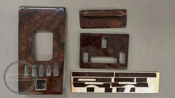 4 stück mercedes r107 sl center shift holzzierleiste burlwood 560sl 500sl...