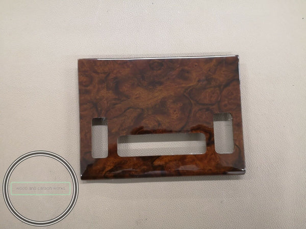 Mercedes r107 sl wood trim burlwood burled walnut climate panel 380sl late vers