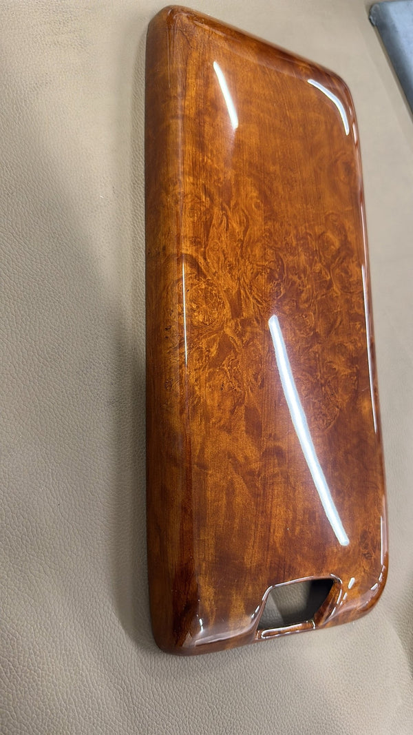Mercedes r129 wood chestnut wood arm rest cover