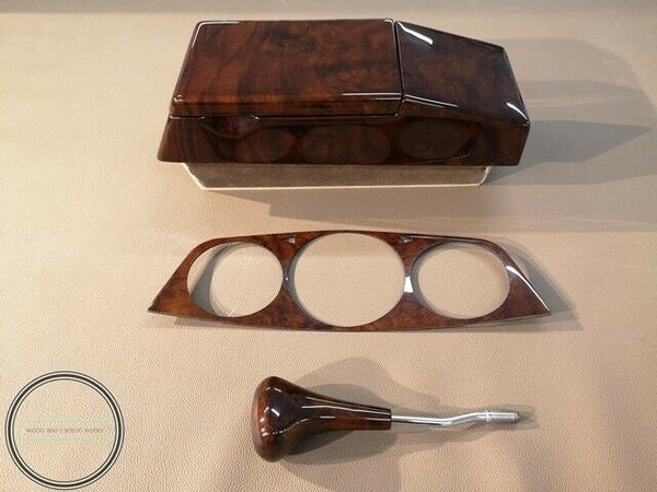 Mercedes w123 wood trim accessory set c123 coupe burled walnut burlwood