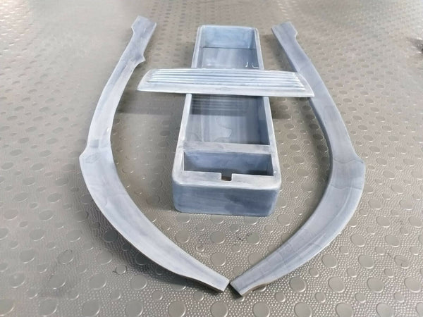 Mercedes benz pagoda w113 wood trim set 250sl 230sl 280sl metalized grey pagode