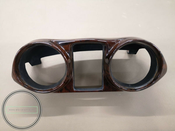 Mercedes w111 wood coupe cabriolet wood speedometer gauge case housing dashboard
