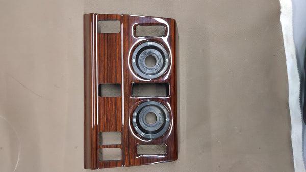 Mercedes w124 climate panel zebrano ac climate control wood panel