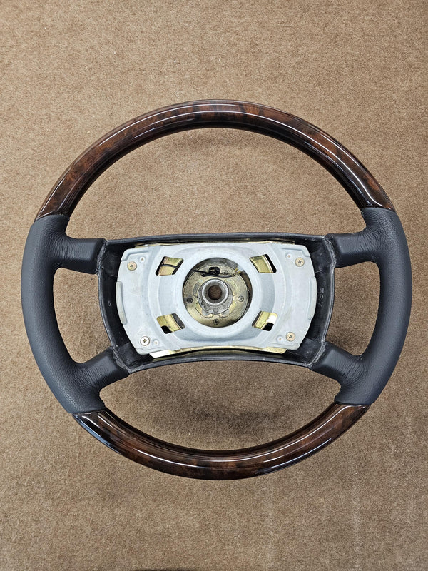 Mercedes r107 w123 w124 w201 W126 wood steering wheel walnut