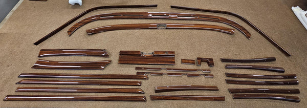 Mercedes w108 wood trim set zebrano set full set interior 250s 300sel 280se