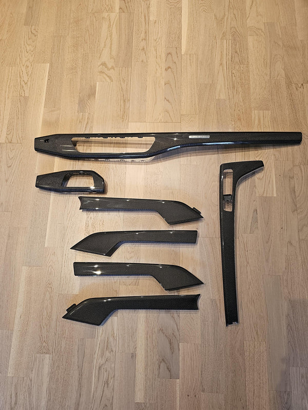 Audi b9 carbon trim set OEM A4 - S4 rs4 Interior Carbon Audi (PK8W1853190Q7V7)