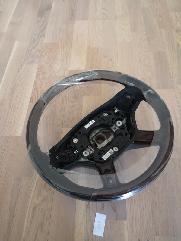 Mercedes w221 wood steering wheel burlwood