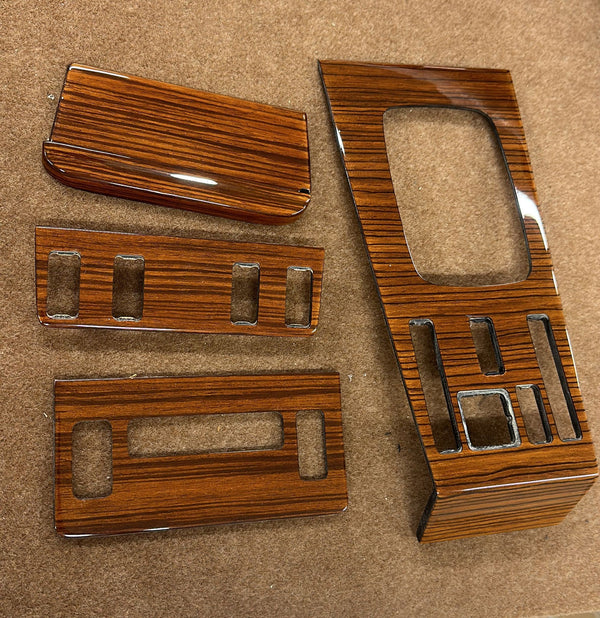Mercedes benz w123 wood trim basic set for w123  zebrano