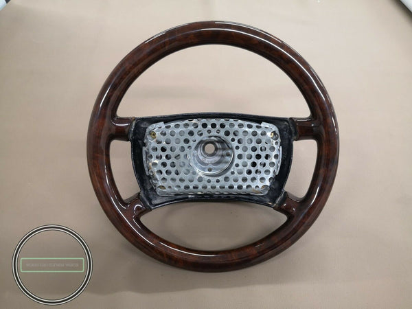 Mercedes steering wheel full wood burled walnut for r107 w201 w124 w126 W123