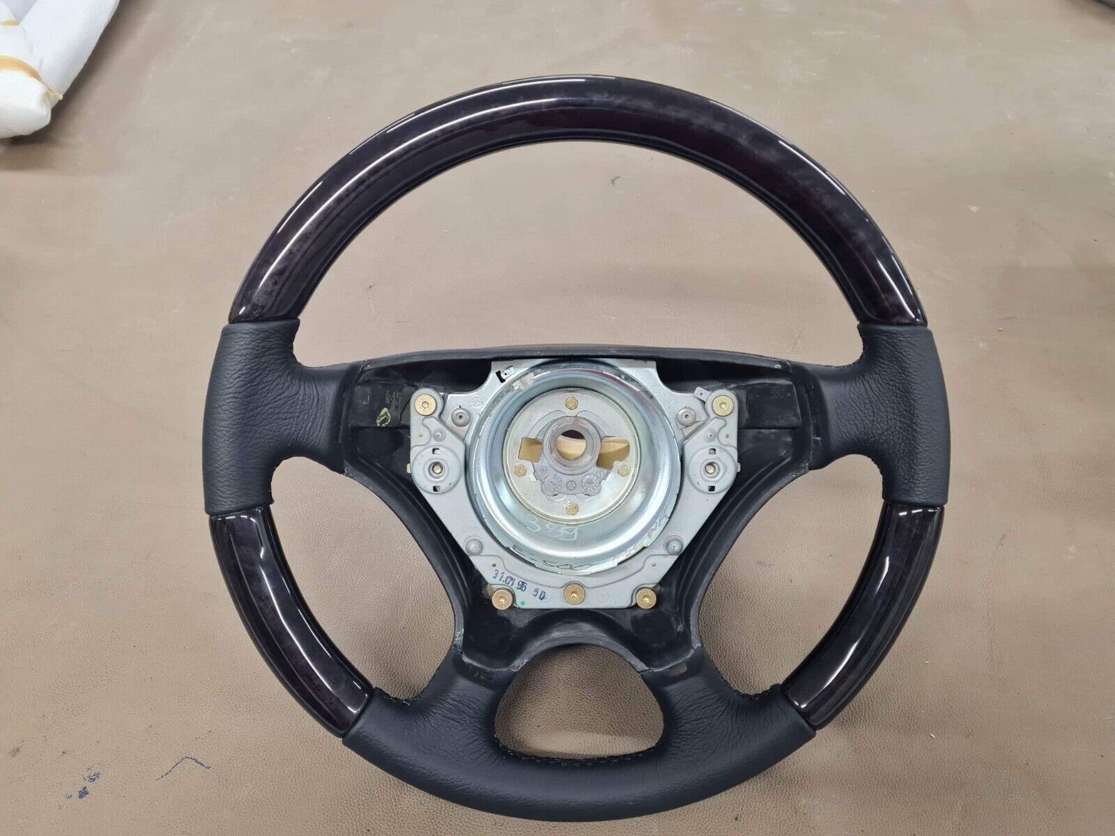 Mercedes sportline steering wheel w124 w201 r129 black birdeye mapple ...