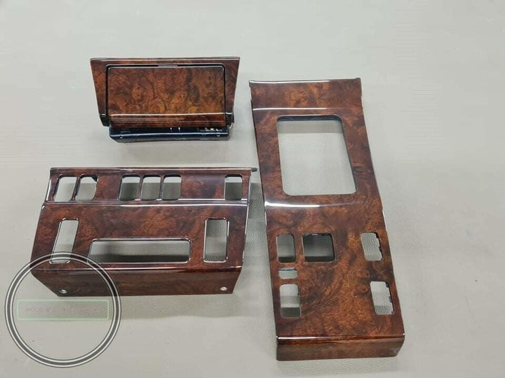 Mercedes w124 wood trim set burl wood burled walnut 500e 300ce 300td ...